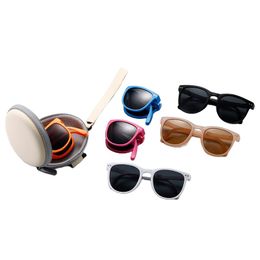 Designer Kids Foldable Reading Sunglasses with Box Outdoor UV400 Sun Glasses Eye Protection for Children Baby Boys Girls Ultraviolet-proof Eyeglasses
