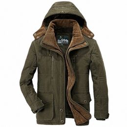 new Outwear Parkas Winter Jacket Men Thicken Warm Cott-Padded Jackets Men's Hooded Windbreaker Parka Plus Size 5XL 6XL Coats E7L1#