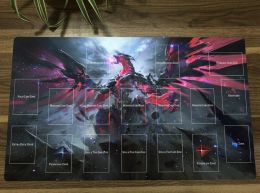 Pads YuGiOh Neo GalaxyEyes Photon Dragon TCG Mat Trading Card Game Mat CCG Playmat Rubber Mouse Pad Desk Table Play Mat Bag 60x35cm