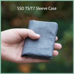 Case New Carrying Case Bag High Quality Tyvek HDD Bags Cases for Samsung Portable SSD T3 T5 T7 Card bag