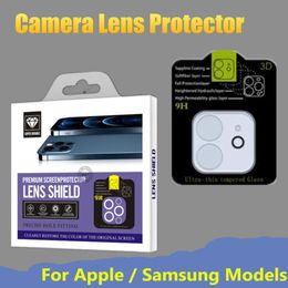 9H Camera Lens Clear Protectors For iPhone 12 Mini 11 Pro Max Samsung S20 Fe S11 S10 S21 Plus Tempered Glass Film With Retail Pack1937542