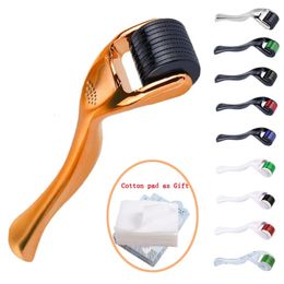 Face Massage Roller 540 Micro Needle Therapy Derma Roller Exfoliating Tool Skin Exfoliator Care Massager 240312