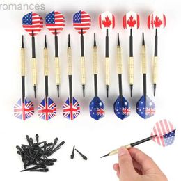 Darts 12 Pieces Professional 14 Grammes Soft Tip Darts Set withExtra Plastic Tips for Electronic Dartboard Accessories 24327