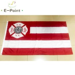 Accessories New York City Fire Department FDNY Flag 3ft*5ft (90*150cm) Size Christmas Decorations for Home Flag Banner Gifts