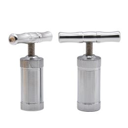 Smoking Accessories Metal Pollen Press Presser Compressor Cream Whipper Tool for herb Cigarette Hookah Bubbler wax dry vaporizer water 11 LL