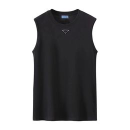 Designer Mens Vest Summer Slim-fit Sports breathable sweat absorption pure cotton black underwear with fashion men