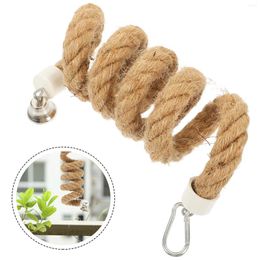 Other Bird Supplies Hanging Rope Toy Parrot Toys Stand Swing Perches For Parakeets Cage Cages Hammock