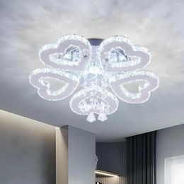 Ceiling Lights FRIXCHUR Modern Chandelier Lighting Lamp Led Crystal For Living Room Bedroom Dining