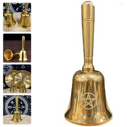 Party Supplies Handheld Mini Altar Bell Vintage Decor Wedding Ceremony Decorations Brass Witch Metal