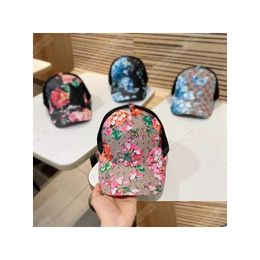 Ball Caps Designer Baseball Cap Flowers Street Casquettes Luxe Fitted Hats For Man Woman Adjustable Beanies Dome Top Quality Drop Deli Ottui