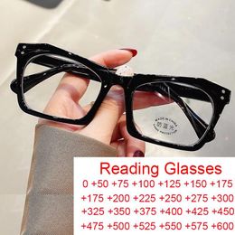 Sunglasses Retro Cat Eye Reading Glasses For Women Luxury Small Frame Anti Blue Light Prescription Fashion Black Eyewear