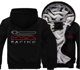 2022 New F1 Team Logo Hoodie Autumn and Winter Men039s Thicken Hooded Jacket Outdoor Racing Sport Motorcycle Jacket High Qualit6377047