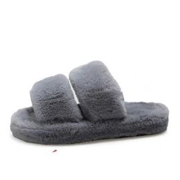 Slippers Slippers New plus 2023 womens new autumn and winter shoes Warm home slippers Fashion sandals 35-43 H240326ZWIW