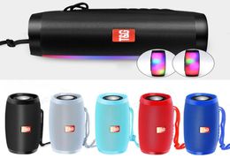 Portable LED Bluetooth Speakers TG157 Wireless Soundbar Waterproof Mini Speakers Column Bass MP3 Subwoofer USB TV Sound Bar Box Be5813416