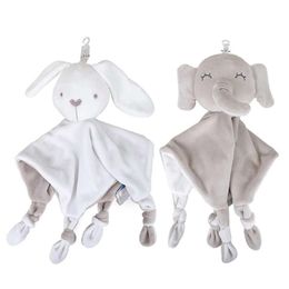 New Soother Appease Towel Newborn Cartoon Animal Soft Stuffed Blanket Doll Comfort Sleep Companion Baby Plush Toys