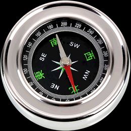 Stainless steel compass, fan large, genuine compass, car mounted compass, outdoor mountain climbing portable guidance direction