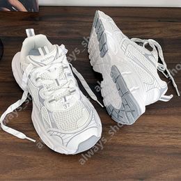 Men and woman common mesh nylon track sports running sports shoes 3 generations of recycling sole field sneakers designer casual slide size 36-45 A37