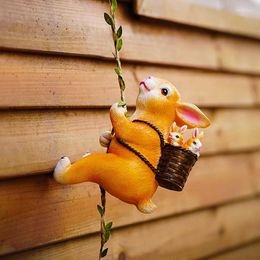 Decorative Figurines Easter Decor Statues Decorations For Home Garden Outdoor Climbing