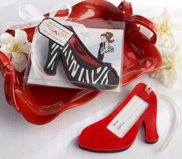 10 Pieceslot Perfect Wedding and Party Gift of High Heel Luggage tag Bridal Shower Decoration Favors For Bridetobe gifts1242673