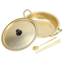 Double Boilers Ramen Pot Noodle Small Stainless Steel Cookware Camping Cooking Aluminium Pots For Noodles