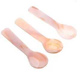 Spoons 3 Pcs Handcrafted Mother-of-pearl Caviar Spoon Porridge Shell Coffee Restaurant Kitchen Essentials Child Soup