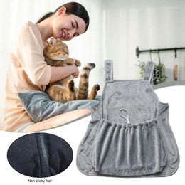 Cat Carriers Carrier Apron Pouch Non-stick Hair Pet Sling Hands Free Small Dog Breathable Front Bag