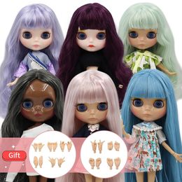 ICY DBS Blyth doll 16 fashion BJD nude joint body with hand set A B suitable diy makeup Special price 240313