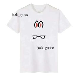 2024 Psychological Bunny Shirt Summer Psyco Bunny Men's POLO Shirt Rabbit Print Short Sleeve Couple Tee Cotton T-shirt 4 Colour Psyco Bunny Rabbit Print Shirts 276