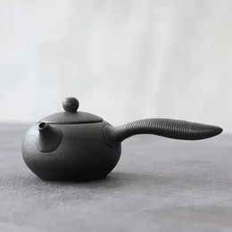 Teaware Sets Black Ceramic Kyusu Teapot Kettle Tea Pot Chinese 150ml