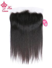 Queen Hair Products Malaysian Frontal Straight 100 Human Hair 13x4 Ear to Ear Lace Frontal Closure Virgin Hair Natural Color 3838538