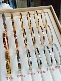 Gold bracelet Woman Designer Jewelry Screw bangle Titanium Steel Bangle Couple Jewelry with screwdriver bracelets designer for women men nail bracelet