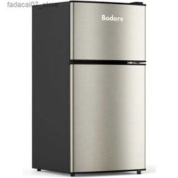 Refrigerators Freezers Mini refrigerator with freezer 3.2 cubic feet with 2 small refrigerant doors Q240326