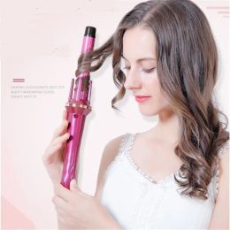 Irons Professional Electric Ionic Auto Rotary Hair Curling Wand Simply Hairstyle Curler Tong Beachwave Automatic Rotating Roller Wave
