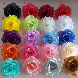 Wedding Decorations 10cm/3.93" 20 colors Artificial Silk Camellia Rose Peony Flower Heads Wedding Party Decorative Flwoers Several Colours Available