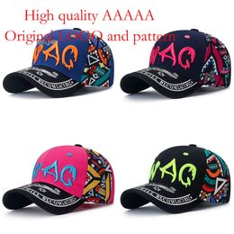 New Printed Women's Spring Korean Version Baseball Hat, Casual Fashionable Letter Embroidery, Outdoor Sun Protection and Sunshade Hat