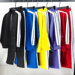 Men's and women's sweatshirt designer sportswear jogging sportswear casual long-sleeved 2-piece sweatpants street wear zipper jacket sportswear
