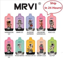 Original MRVI Explorer Puff 12000 RandM Vape Razz Bar Digital Box 12k Puffs Bar Disposable E-cigarettes 22ml Vape 0/2/3/5% Rechargeable 650mAh Battery vs bang king