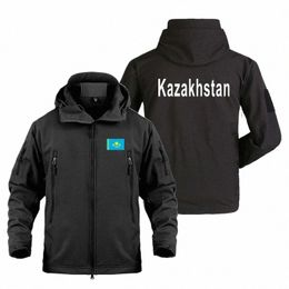kazakhstan Military Outdoor Jackets for Men Fleece Warm Windproof Waterproof SoftShell Man Coat Jacket Shark Skin Tactics Hooded l0Nr#