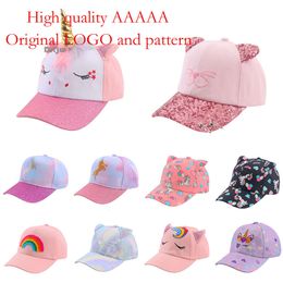 Children's Girl's Cartoon Baseball Hat, Children's Duckbill Hat