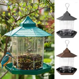 Other Bird Supplies Durable Watching Accessory Outdoor Hanging Feeder Capacity Hummingbird Food Holders With Drain Hole Set Of 2 For Easy