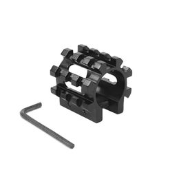 25.4mm bracket pipe clamp integrated fixture base five track sight bracket with track mirror