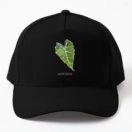 Ball Caps Alocasia Houseplant Leaf With Name Baseball Cap Sun Brand Man Women's Men's