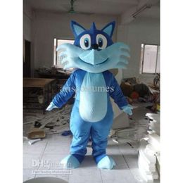 Mascot Costumes Halloween Christmas Blue Fox Mascotte Cartoon Plush Fancy Dress Mascot Costume