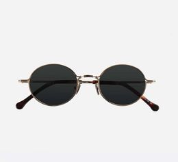 Highend accessoriesItaly Brand Vintage Unisex Round Circle Lens Custom Metal Sun Glass Sunglass8687338