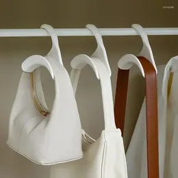 Hooks Durable Bag Rack Holder Home Closet Hat Silk Scarf Shawls Purse Handbag Storage Arched Hanger Hook