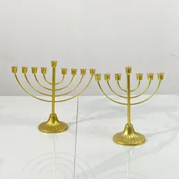 Candle Holders Hanukkah Star Menorah David Candelabra Candlestick Holder Home Decoration Party Festival Candleholder Gifts