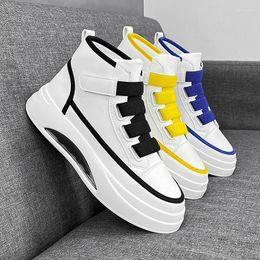 Casual Shoes Height Increased High Tops Men Vulcanised Flats Autumn Male Comfortable Chunky Winter Sneakers For Trainers