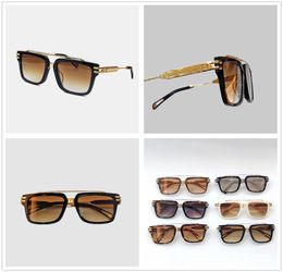 Luxury Design Men Sunglasses Spring temple Metal Shades Summer Style Women Luxury Designer Sunglass Square Glasses8235954