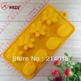 Baking Moulds Chocolate Mold Tulip Cake Decoration According To The Food Safety Certification (CH032)