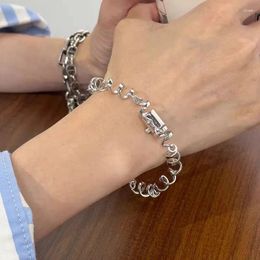 Charm Bracelets Korean Phone Coil Spring Bracelet For Women Girl Jewellery Gift